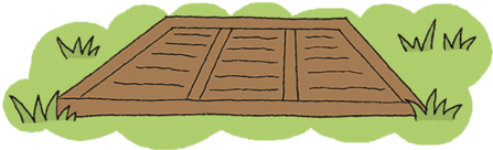 Hedgehog highway fence panel
