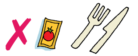 Take away illustration