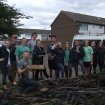 Volunteers do litter pick