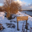 Entrance to the marsh