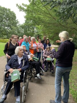 People in park