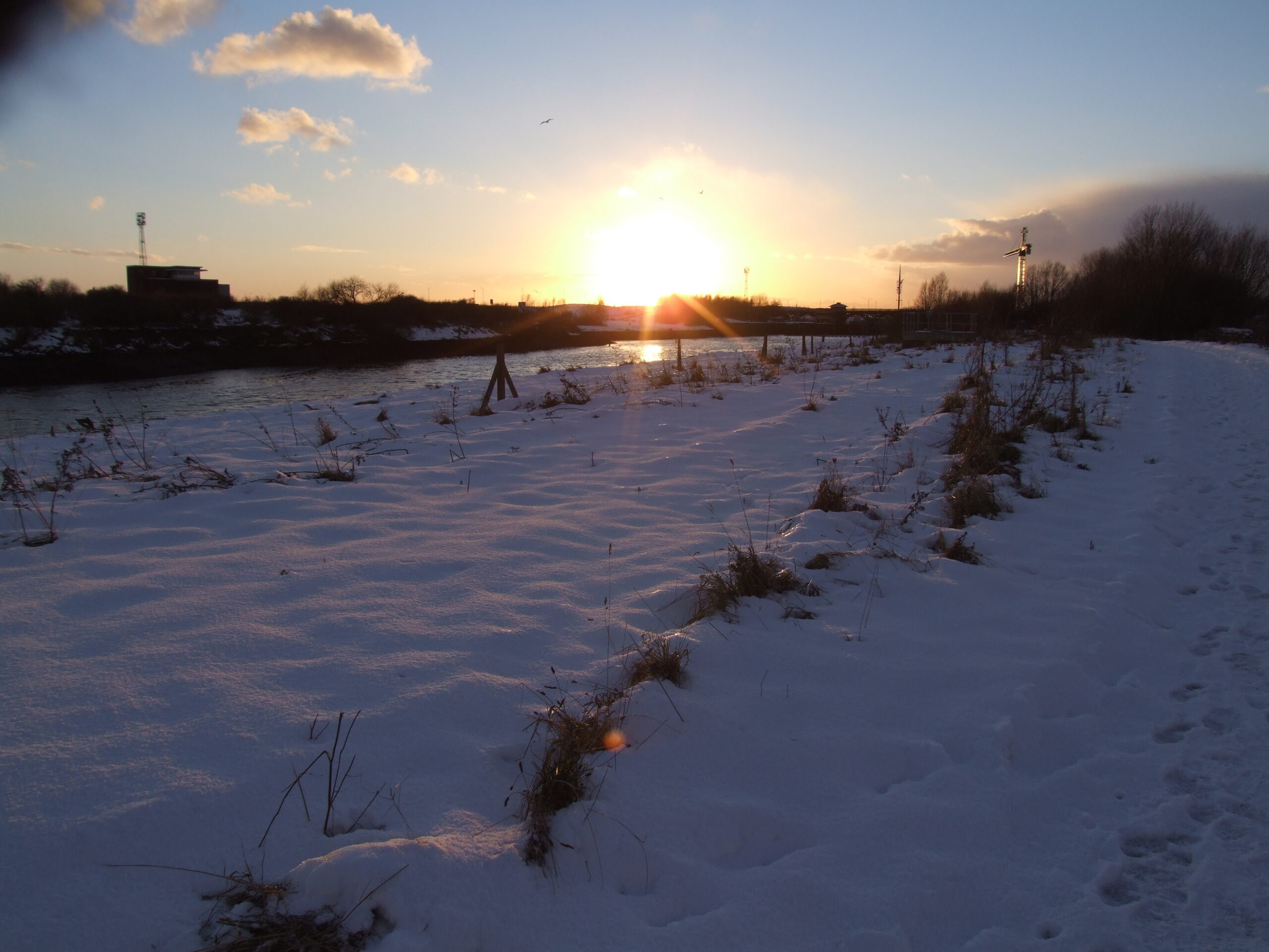 Portrack in the snow